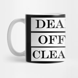 deadpan offbeat clean cut Mug